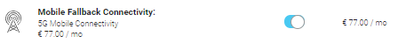 cart feature toggle