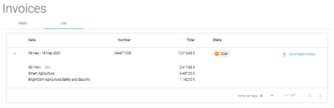 csc invoices