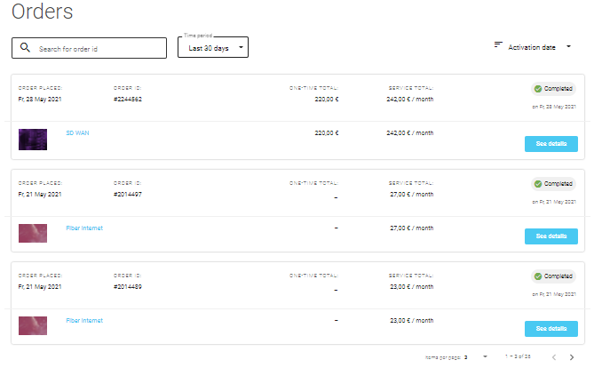 csc orders